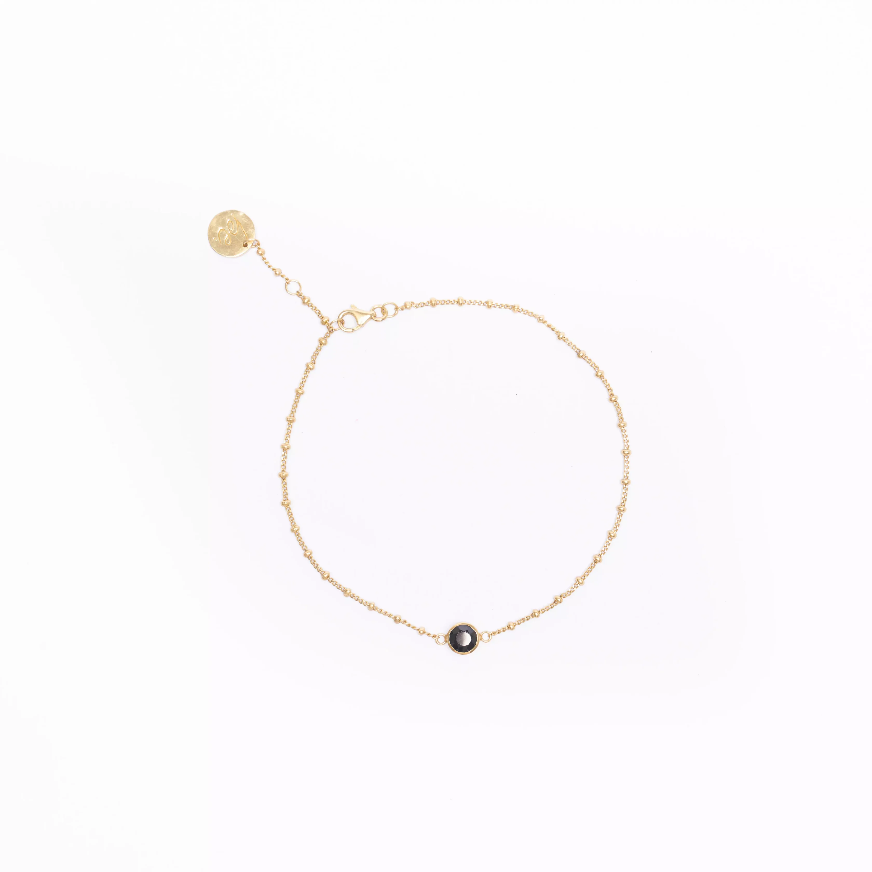 Orla Black Ankle Chain by Be Jewellery, photo 3