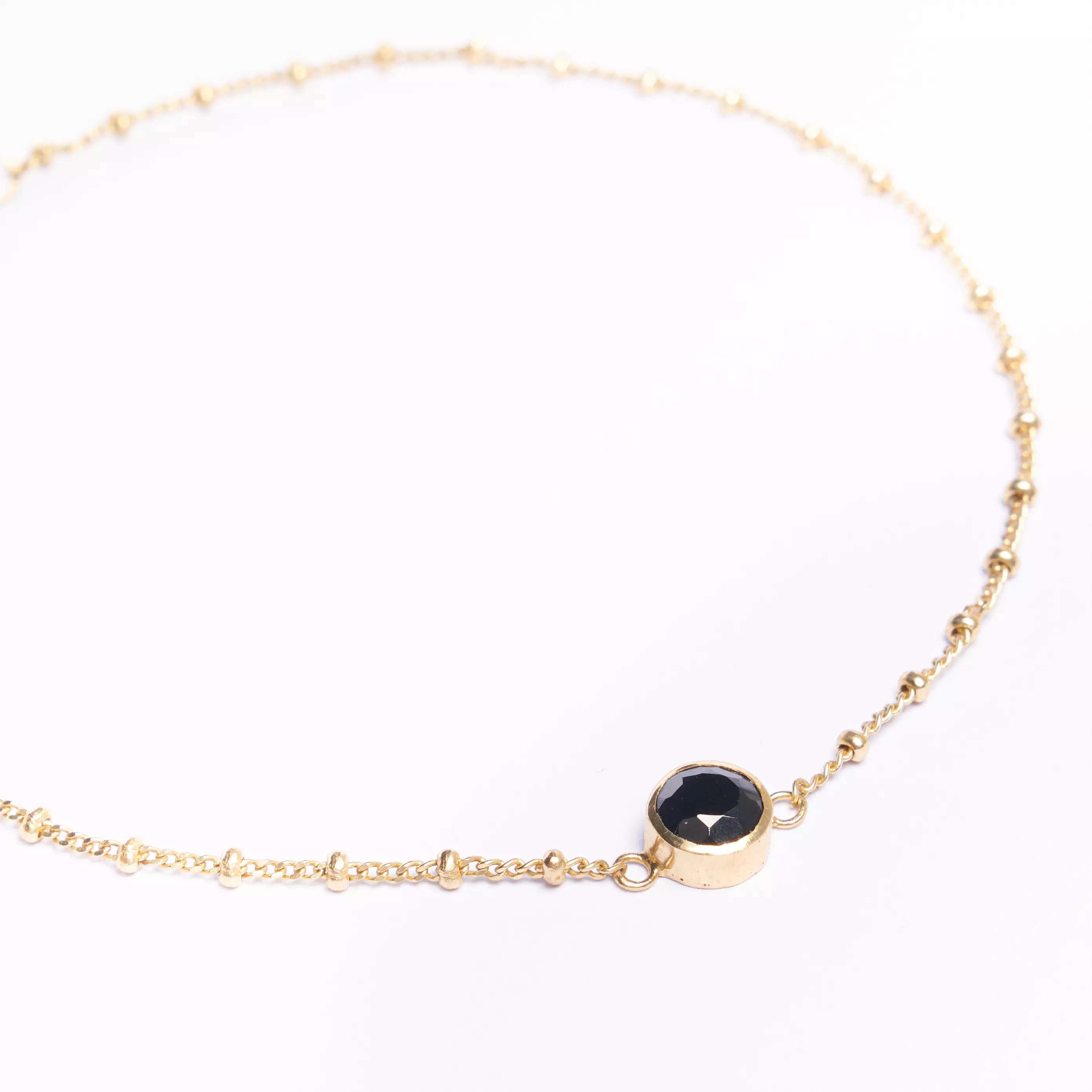 Orla Black Ankle Chain by Be Jewellery, photo 2