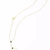 Ava Wrist Band Stud Black by Be Jewellery