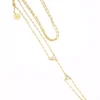 Ava Wrist Band Stud White by Be Jewellery