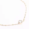 Orla White Ankle Chain by Be Jewellery, photo 4